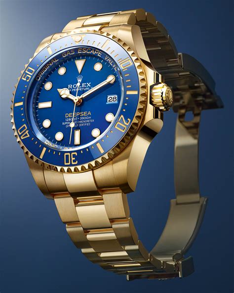 gold rolex deepsea